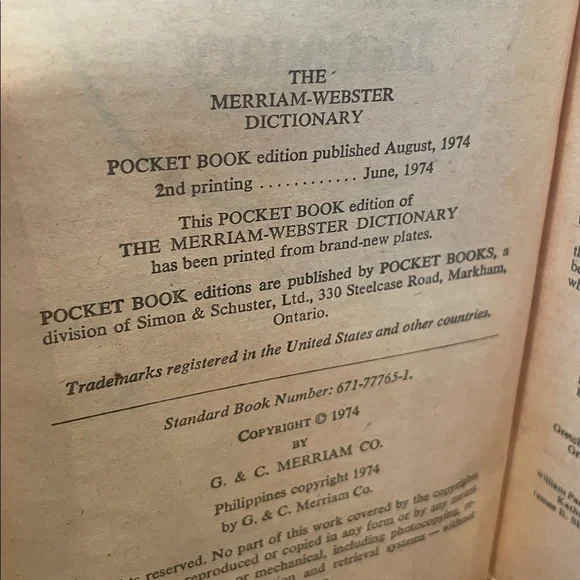 Colorful Merriam-Webster Dictionary - Picture 5 of 5